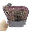 Inden Sacoche Smartphone Pochette Smartphone Case Deerskin Purple X White Lacquer Grape Pattern [Indenya] 5027-16-120