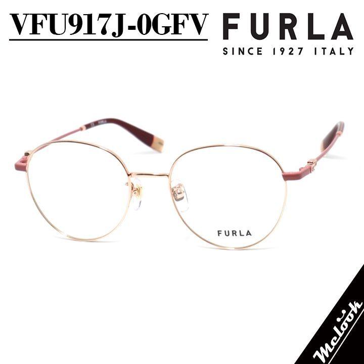 Used FURLA Women s Glasses Frame Sunglasses VFU917J-0GFV-50 Rose Gold