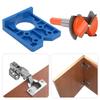 Hinge Hole Opener Accuracy Locator Door Drilling Guide Drilling Jig Pencil Screw 35mm