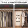 Stainless Steel Retractable Trouser Rack Folding Multi-functional Space Saving Pants Hangers Foldable Closet Organizer Wardrobe