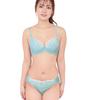 Laurea Acoa Coa Mint B75 Bra and Panty Floral Embroidered Lace Women's Set,