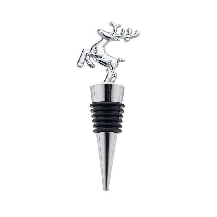 Tappo di sughero per vino con sigillo in lega di alluminio, ornamento natalizio, per bar casalingo e come regalo