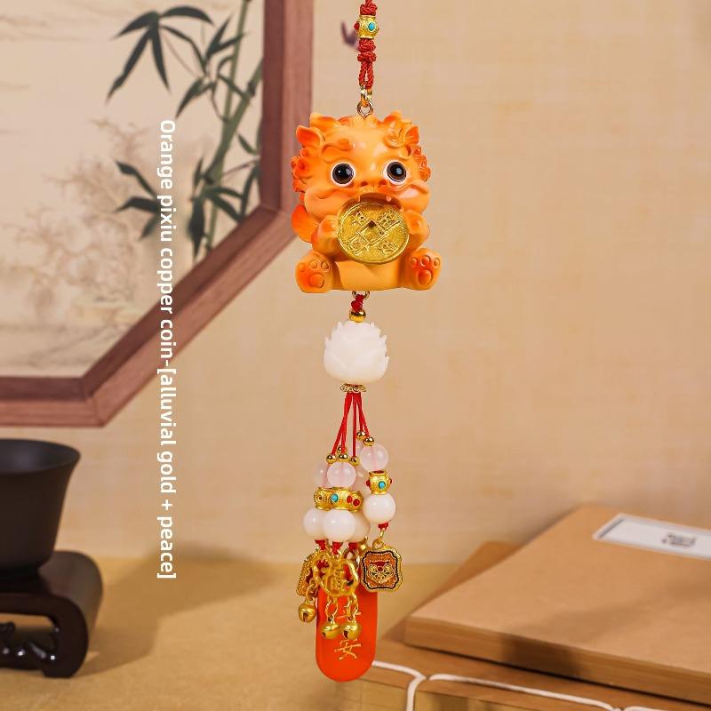 Cute PI Xiu Pendants, Temple Gathering Blessings, Car Interior Decoration Items, Car Rearview Mirrors, Car Pendants