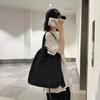 Large Capacity Drawstring Shoulder Bag with Handle Sports Knapsack Nylon Backpack  School