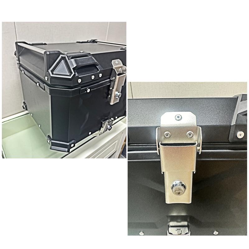 Quick-Release Waterproof Motorcycle Aluminum Tail & Side Boxes (28L-100L)
