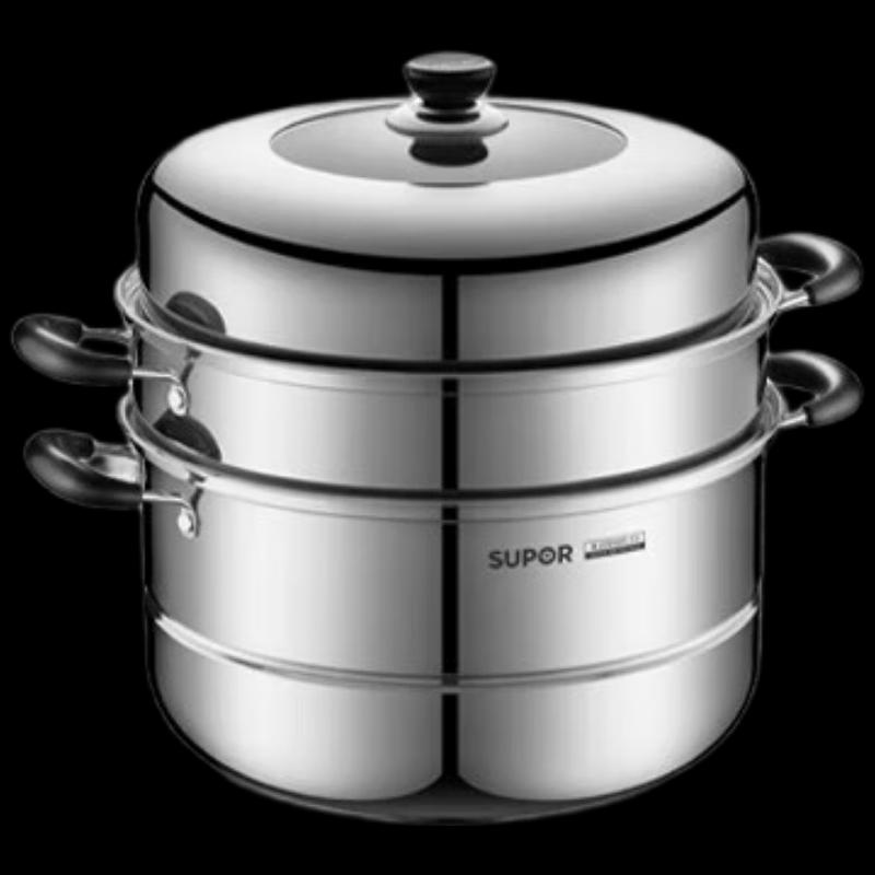 SUPOR 304 Stainless Steel Multi-Function Steamer Pot