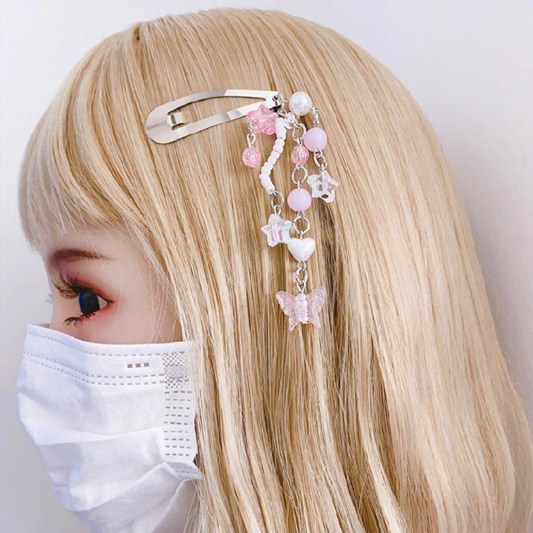 Y2K Stern Schmetterling Mond Quasten Haarspangen Haarspangen Süße Haaraccessoires