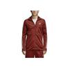 Adidas Originals Logo Retro Sport Stehkragenjacke Buchstabenprint Langarmjacke Herrenjacke Burgunder CW1251