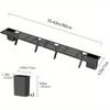 For TV Top Shelf Adjustable Computer Monitor Top Shelf,Stable for TV Top Storage Bracket Clamp-on Computer Screen Shelf for Home