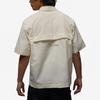 Jordan Shirts Men's White Lapel Moderate Shirt DX9650-113