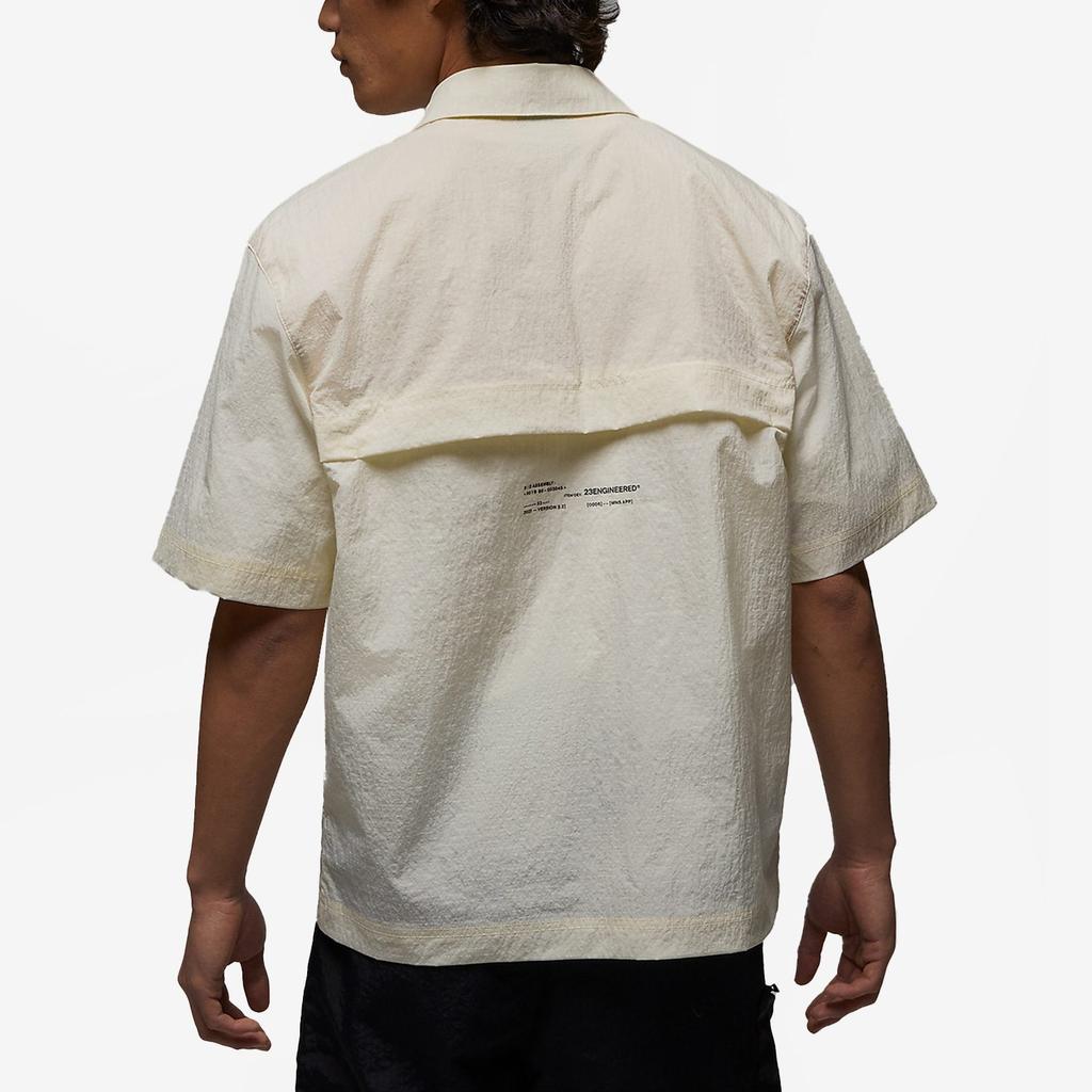 Jordan Shirts Men's White Lapel Moderate Shirt DX9650-113