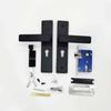 Silent Bearing Bedroom Door Lock Set With Handle For Wooden Doors, Manganese Steel Easy Install With Keys