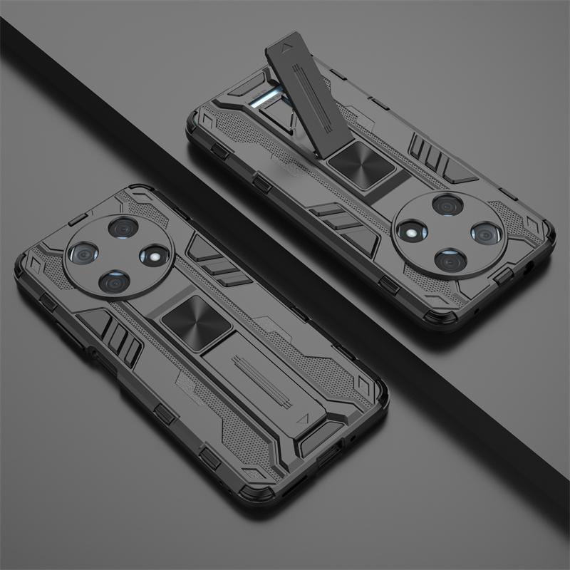 For Hauwei Nova Y90 Case Camera Protect Car Magnetic Stand Phone Case For Huawei Nova Y90 Y 90 90Y Armor Shockproof Back Cover