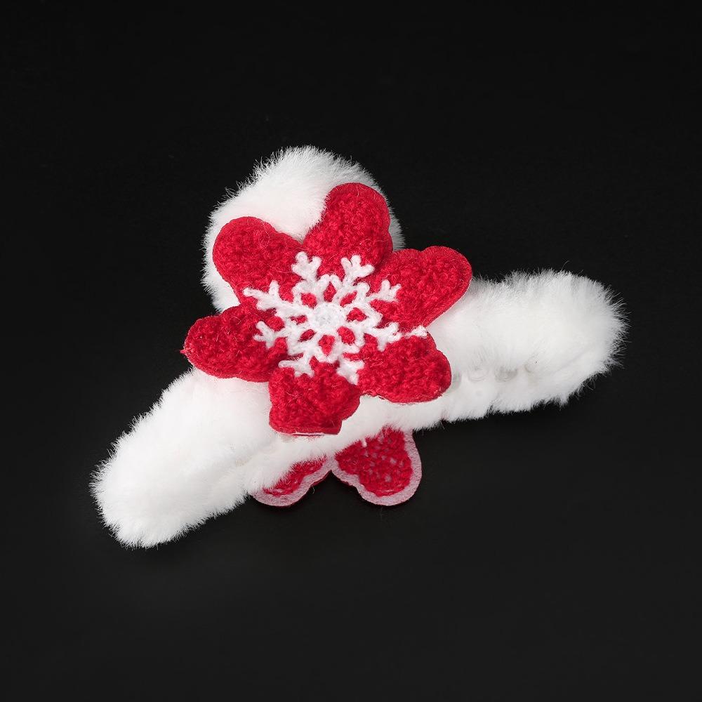 Hairpin Santa Claus Grab Clip Christmas Tree Snowflake Hair Claw  Autumn and Winter