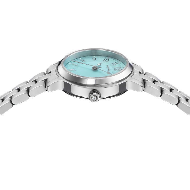 ANGELHEART Innocent Time Hashimoto Collaboration Innocent Time Kanna Hashimoto Collaboration Model ITN25BU Blue Pearl Solar 21mm Watch Women's