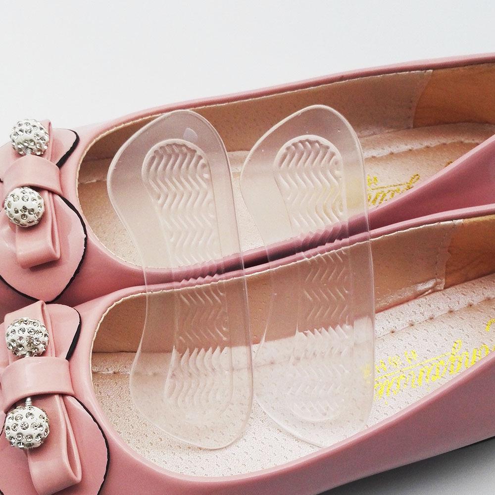 Transparent Silicone Anti-Friction Heel Grips - Invisible, Self-Adhesive Pads for Women's Shoes