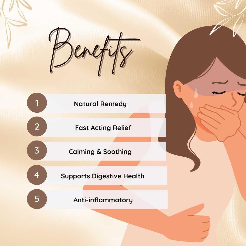 Ananta Nausea Essential Oil Combo – Peppermint & Ginger Aroma Oils (10 Ml × 2)