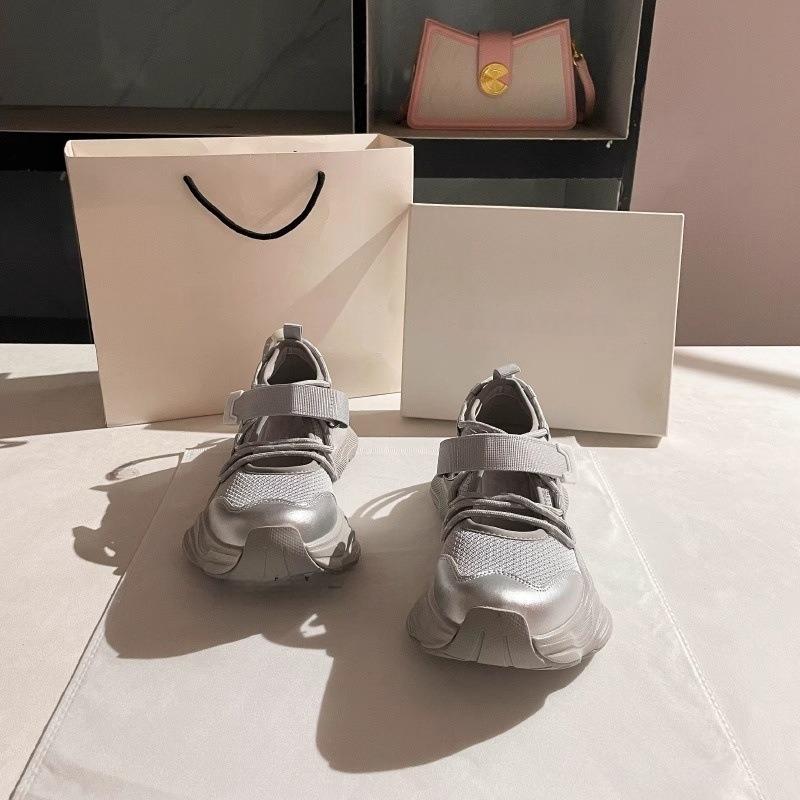 Edition~ Sportsandalen Damen Sommer dünn atmungsaktiv erhöhend hohle Schuhe dicksohlige lässige Dad-Schuhe Damen