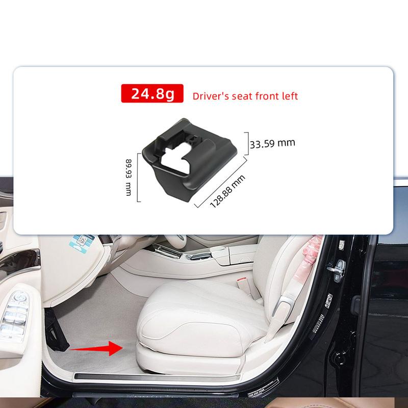 Left Right 2239194500 22391946009051 For Mercedes Benz S Class W223 -2025 Car Seat Sliding Track Rail Cover Trim