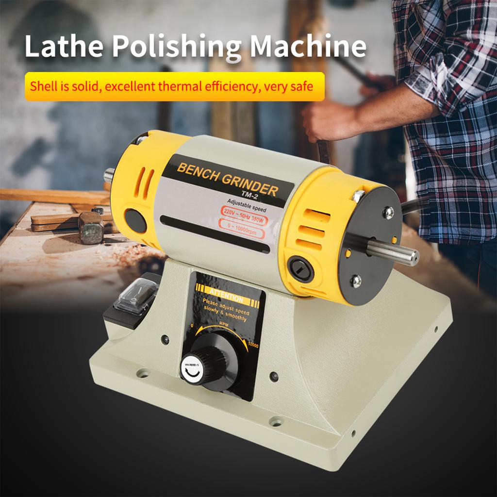 EU Plug 220V 350W Electric Grinder Polishing Machine for Jewelry Dental ...