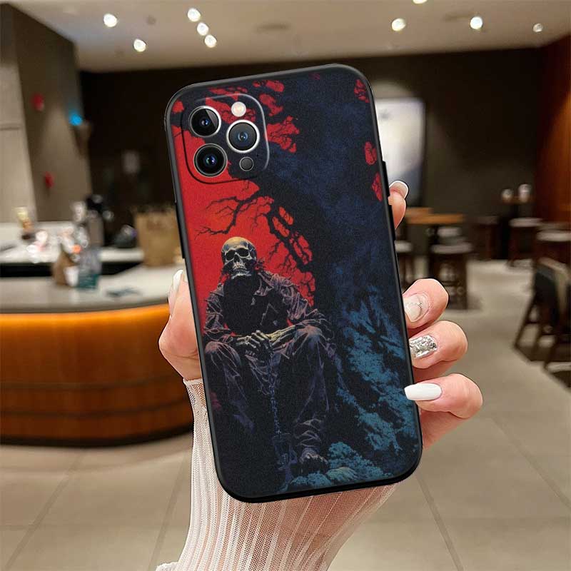 NH31 Horror Skeleton Skull New High-End Shell Phone Case for Redmi Note 13 14 Pro+ Plus A3 A3X 13X 13C 13R 14S 14C 14R