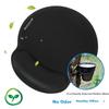 Comfortable Memory Foam, Ergonomic Business Wrist Rest Mouse Pad, Desk Mouse Wrist Support, Notebook Hand Rest Medium Size Thick Palm Pad Black 3624