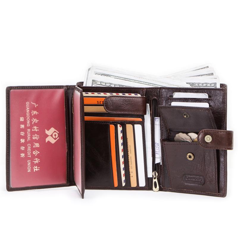 men women wallet purse cow Leather Card Cases ID driver license bag coffee z535 men women wallet purse cow Leather Card Cases ID driver license bag coffee z535