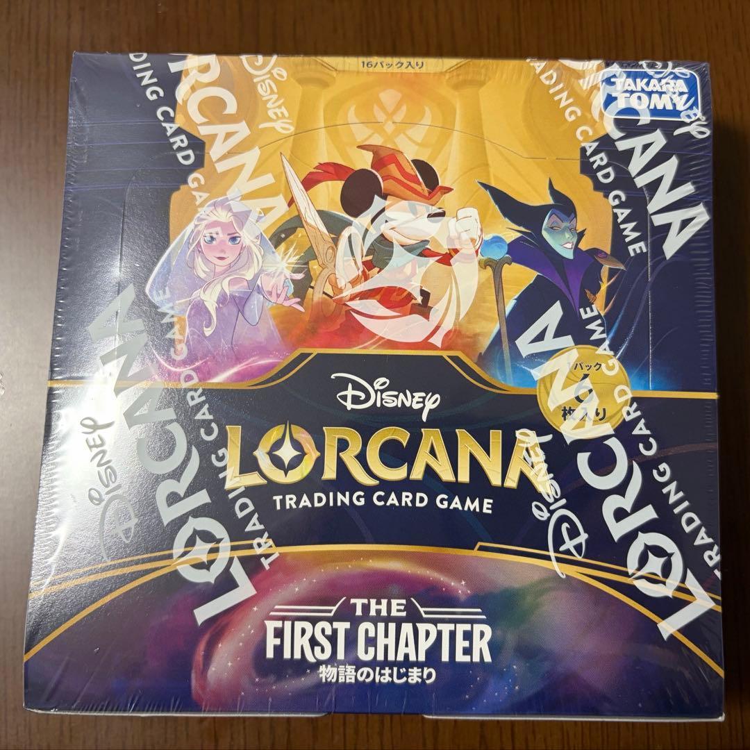 Used Disney Lorcana The Beginning of the Story Box Unopened Shrink Included