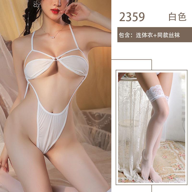 Sex underwear pure desire three-point breast-showing sexy bikini suspenders free nightclub uniform underwear