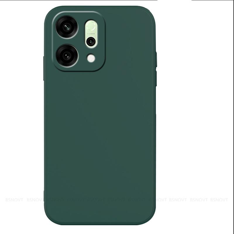 For Reno 14 Case Cover OPPO Reno 14 Pro Capas New Shockproof Phone Bumper Back Soft TPU Original Liquid Silicone Fundas Reno 14