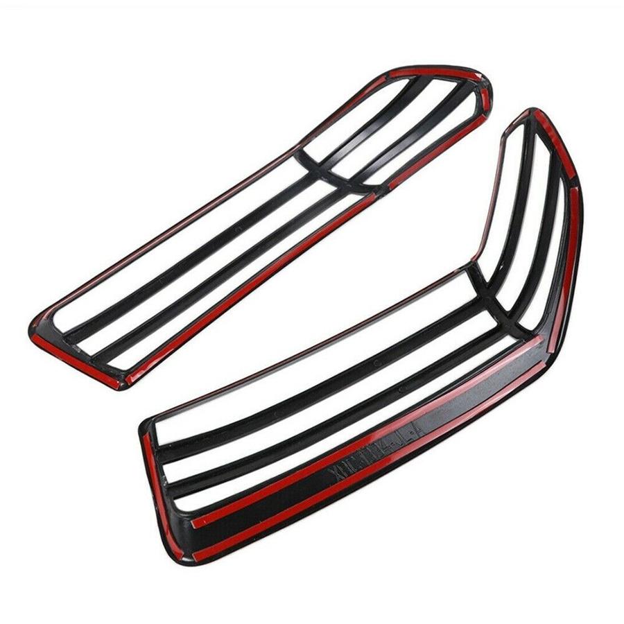 2X Glossy Black Front Wheel Eyebrow Light Cover Trim For Jeep Wrangler Jl 2018+