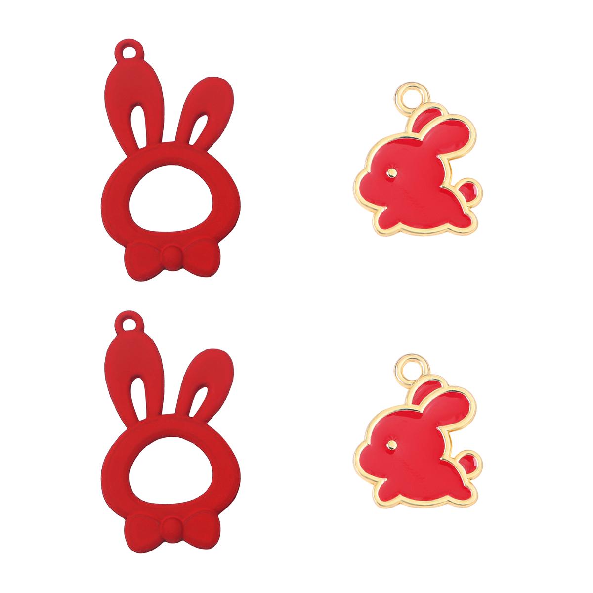 

Подвеска из сплава кролика, аксессуары для изготовления ювелирных изделий, браслет, ожерелье, серьги «сделай сам»