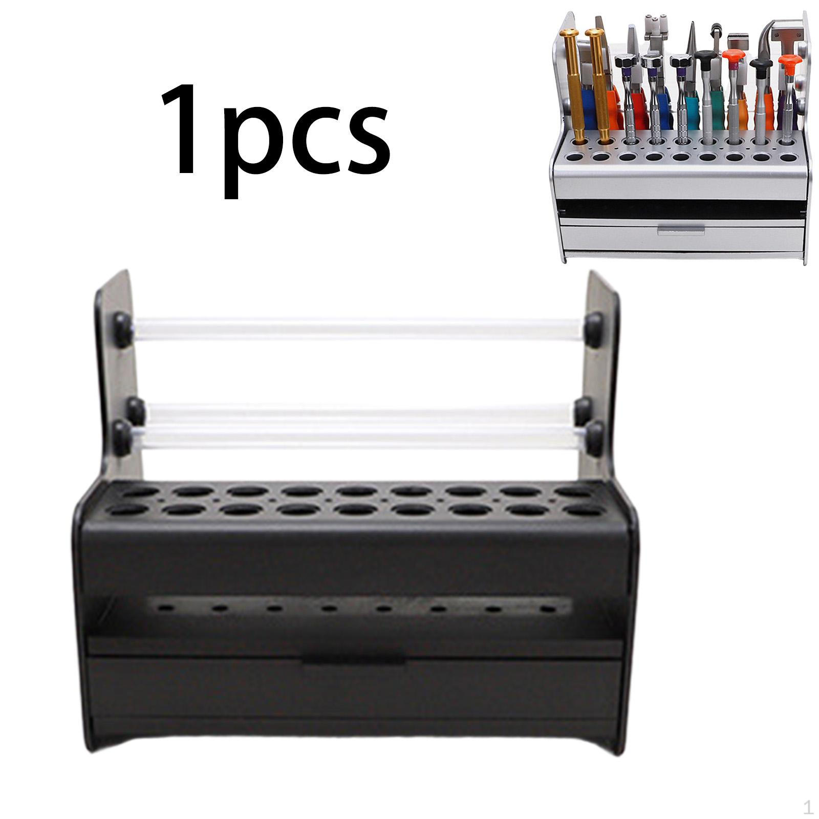 

Стойка для хранения инструментов Держатель для отверток Сверхпрочный Органайзер Дисплей для серый