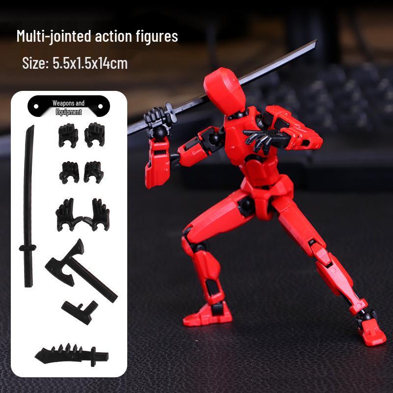 Lucky 13-Joint Movable 3D Doll - 3rd Gen Full Body DIY Decompression Toy