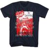 Men's Jaws Jaws Handwritten T-shirt Small Navy