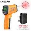 DT1000 DT1600 Infrared Thermometer Professional 13 Laser Points Non Contact Digital Pyrometer IR Temperature Gun High Temp Alarm