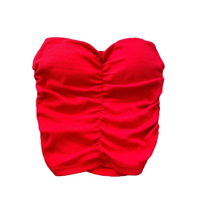 Pure Sweet Sexy Sexy Short Chest-Wrapped Vest Women's Outerwear Stylish Silm Bottoming Sleeveless Tube Top Tops