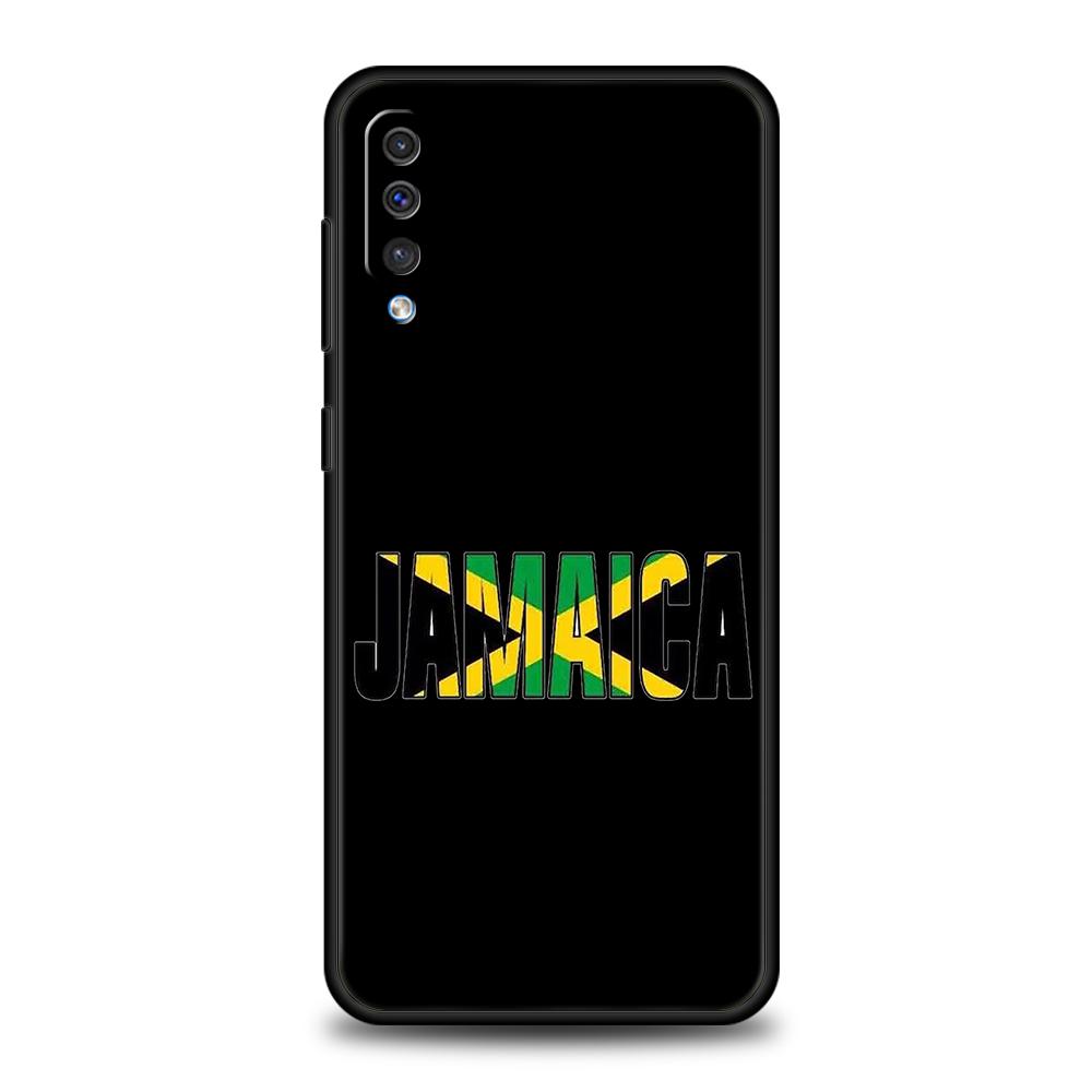 Jamaica National Flag Case For Samsung A56 A36 A26 A24 A16 A14 A12 A32 A50 A70 A22 A30 A40 A34 A54 A42 A52 A04s A06 5G Cover