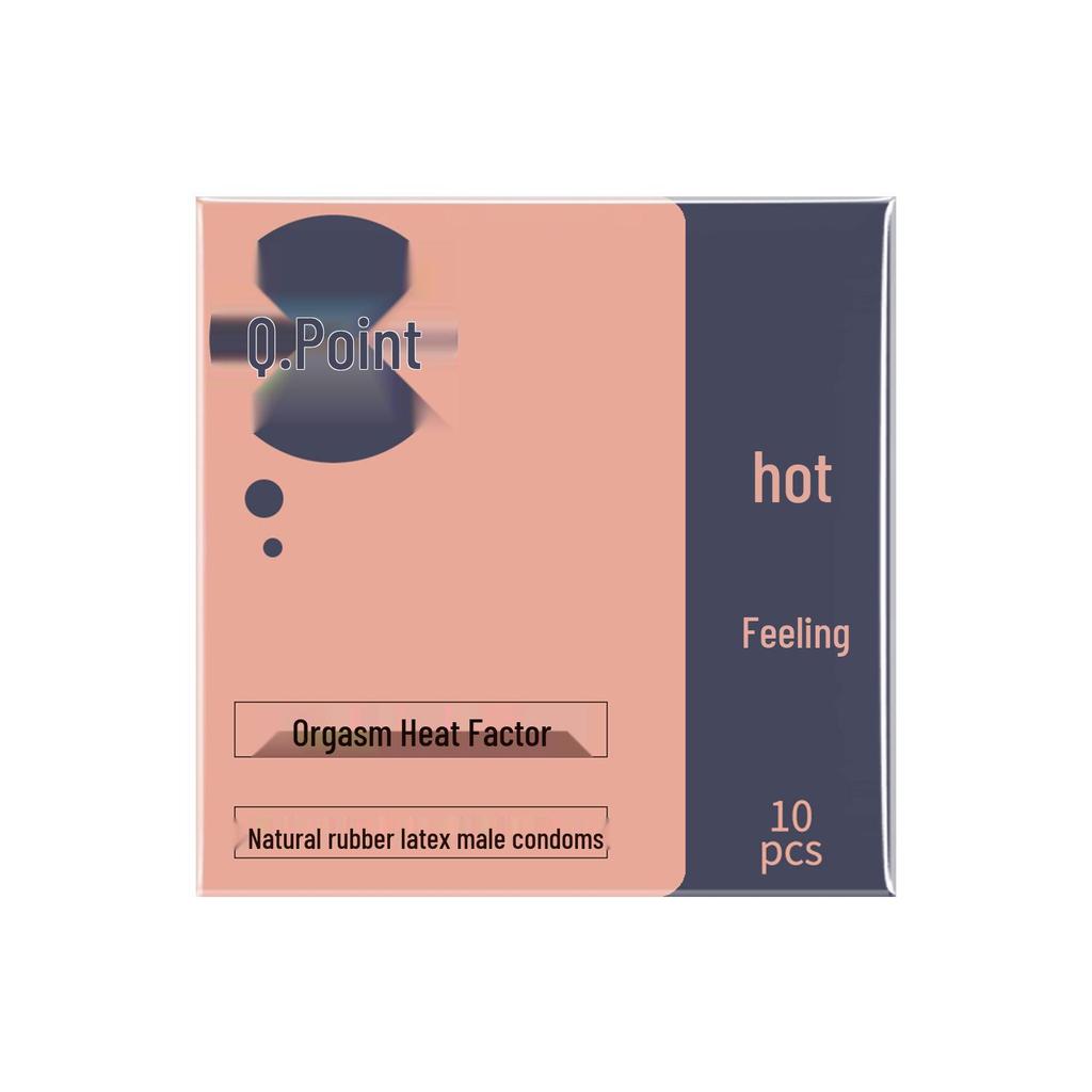 Women's Q-spot Ultra-thin Hyaluronic Acid Condoms: Long-lasting, Watery, Health-focused Erotic Design.