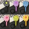 PVC Tennisracket Nyckelring Mjukt Gummiracketväska Hänge Kreativitet Sport Nyckelring Mode Gåvor