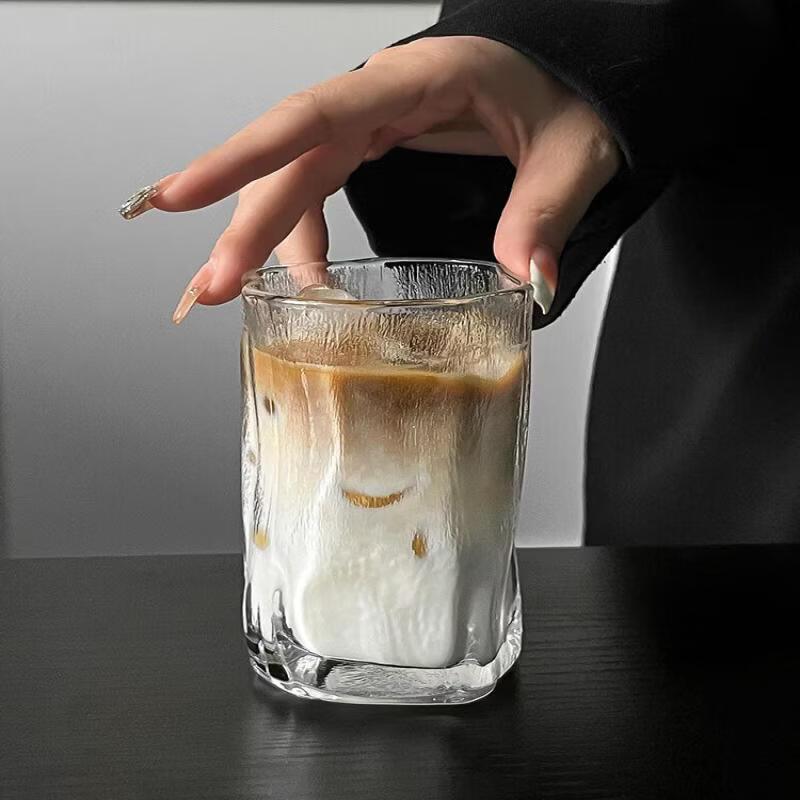 Irregular Ins Style Glass Beverage Cup
