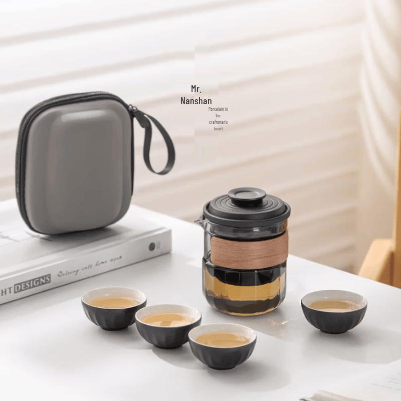 

Portable Ceramic Travel Tea Set