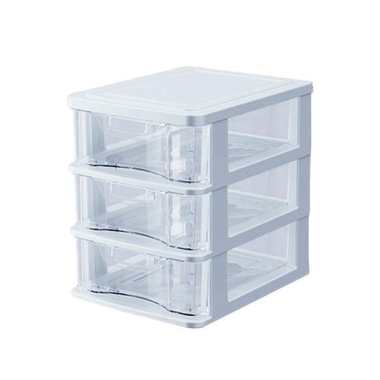 Scatola portaoggetti per trucco Forniture per camera da letto trasparenti con maniglia Tipo di cassetto Scatola portaoggetti per articoli vari Contenitore per oggetti durevoli