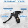 Durable 3-Finger Stainless Steel Bicycle Brake Lever Universal Mountain Road Bike Pads