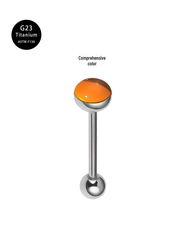 Titan 14G G23 Gerade Stange Ohrbrücke Piercing Schmuck - Phantomfarbe