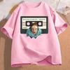 Horror Drama Casual Print Short Sleeve T-shirt - European Size Modal Top