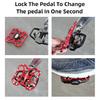 Pedal sin Clip Duradero Ultraligero Antideslizante Clásico Delicado Adaptadores de Plataforma para Pedales sin Clip de Aluminio Accesorios para Bicicleta