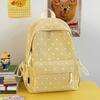 Schoolbag schoolbag junior high school girls girl heart atmosphere polka dot bow versatile high value female student backpack high school