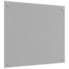 Kitchen Splashback 2 pcs Light Grey 70 x 60 cm Tempered Glass