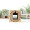 KATOMOKU Dual Use Clock 4 Natural km-95NARC Wall/Tabletop Use Radio-Controlled Clock with Continuous Second Hand, 14cm